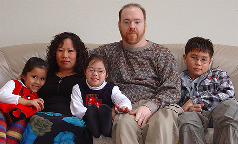 Robert Stanek and his family